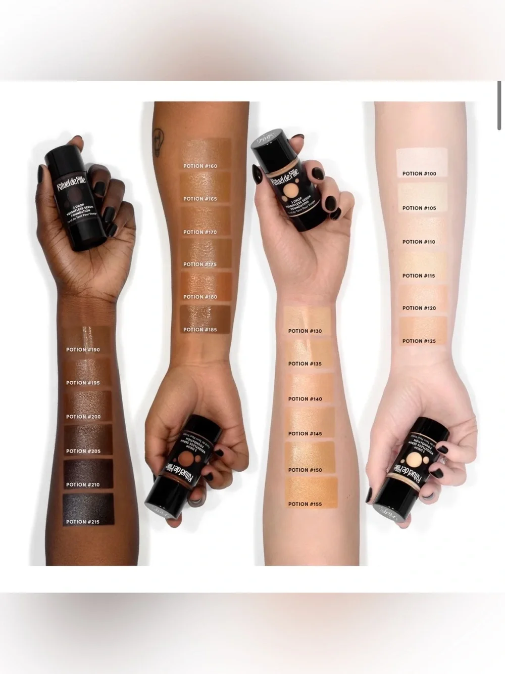 Rituel de Fille 3 Drop Weightless Serum Foundation - shade 160